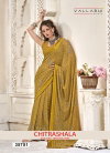 Chitrashala By Vallabhi Moss Georgette Floral Print With Sawrovski Work Saree Online Wholesale